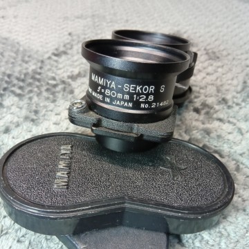MAMIYA SEKOR 80mm f2.8 S Blue Line 二眼レフ マミヤ フィルムカメラ レンズ MAMIYA-SEKOR C220 C330
