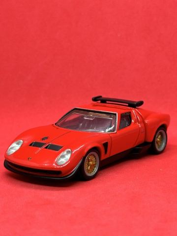 1円 トミカ　プレミアム　NO05 絶版　 ランボルギーニ イオタ SVR 赤　非展示、暗所保管　廃盤