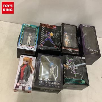 1円〜 未開封 エヴァ 初号機vs第13号機 式波・アスカ・ラングレー、新劇場版 ハイグレードフィギュア 綾波レイ他