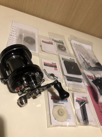 １円スタート レア ABU Ambassadeur ２５００c ブラック 多数カスタム ベイトフィネス サイモン下村 オールド ベイトリール 良品 アブ 