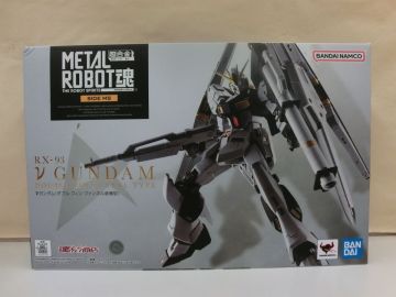 #R22【梱80】バンダイ METAL ROBOT魂 SIDE MS 機動戦士ガンダム 逆襲のシャア &nu;ガンダム ダブル・フィン・ファンネル装備型 フィギュア