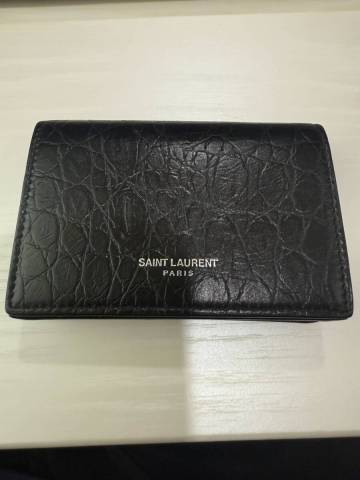 【激レア！！】SAINT LAURENT サンローラン カードケース ブラック クロコダイル