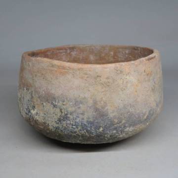 「都内コレクター所蔵品」タイ古陶磁　バンチェン土器　黒陶水器　壷　土器◆発掘品 彩文土器 彩陶壺　lot:21203