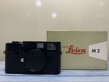 元箱 Leica M2 Black Rangefinder Body ライカ フィルムカメラ レンジファインダー ブラック ボディ 