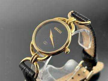 :[B51]1円～☆レディース腕時計 クォーツ GUCCI グッ6000L 動作品