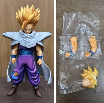 28)) Grandista Resolution of Soldiers 孫悟飯 少年期 超サイヤ人 ドラゴンボール 台座欠品 フィギュアのみ 箱無し