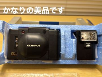 ZA623 フィルムカメラ OLYMPUS コンパクトフィルムカメラ セット XA4 MACRO 未使用品 オリンパス マクロフラッシュ アダプター 説明書付