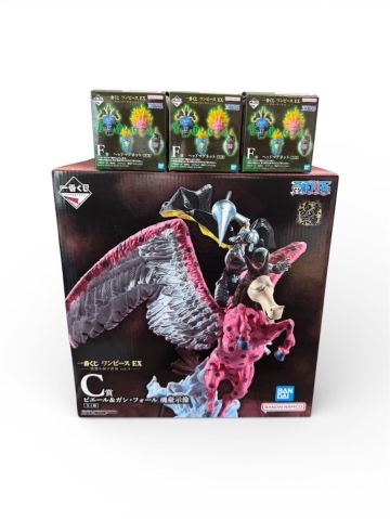 【未開封】一番くじ ワンピース 悪魔を宿す者達 C賞F賞x3つセット 魂豪示像 ピエール ガンフォール ヘッドマグネット フィギュア