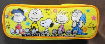 ◇スヌーピー^^♪横長ポーチ　フレンズ　イエロー