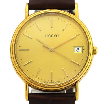 TISSOT ティソ C282K クォーツ ゴールド文字盤 ユニセックス (K-M741)