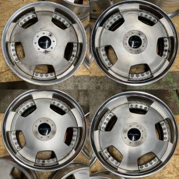 売切！ジャンク WORK EUROLINE ワーク ユーロライン19&times;9.0j+25 5/114.3 19&times;10.0j+35 5/114.3 リバレルベース リペアベースに！ 深リム