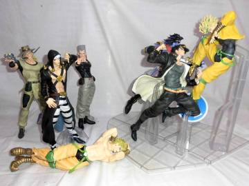 フィギュア 一番くじ ジョジョの奇妙な冒険 各種 ディオ/承太郎/スタープラチナ/ポルナレフ/ホル・ホース/リゾット・ネエロ 7体セット