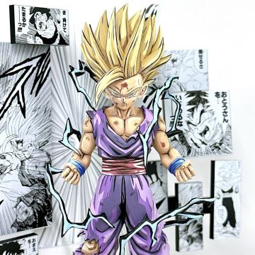 孫悟飯 リペイント 2次元塗装 一番くじ ドラゴンボール40th 其の之二 C賞 フィギュア リペイント 2D repaint