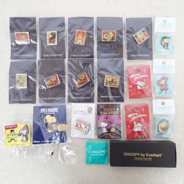 未使用 スヌーピー ピンバッジ/ペンホルダー MY SNOOPY COLLECTION/HAPPY HALLOWEEN/POP ＆ PREPPY 等 まとめてセット PEANUTS【IO