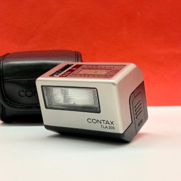 T07 防湿庫保管品 美品 CONTAX TLA200 カメラ アクセサリー ストロボ 動作品 1円スタート コンタックス