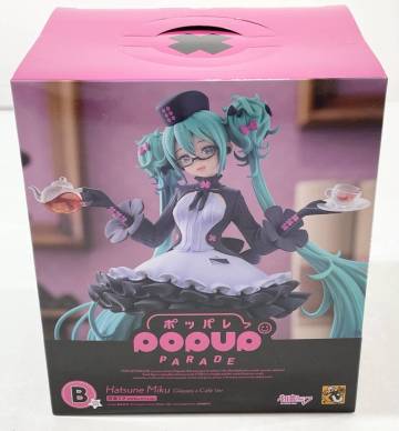 ★【同梱不可】未開封品 グッスマくじ 初音ミク 2025 Autumn POP UP PARADE B賞 初音ミク めがね&times;カフェVer. フィギュア