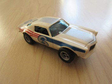 AFX TransAm Camaro Z28 白/青/赤/銀　#6　1971-79 （H.Oサイズ） 走行品
