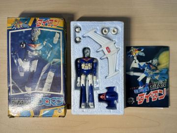 【箱あり 当時物】旧タカラ ミクロマン タイタン T-401 シリウス ヴィンテージ 玩具 1円〜【127.YUB】 