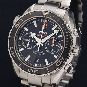 1円 保付 稼働 オメガ シーマスター プラネットオーシャン 232.30.46.51.01.003 AT/自動巻 ブラック文字盤 メンズ腕時計 0003850 2BKT TAM