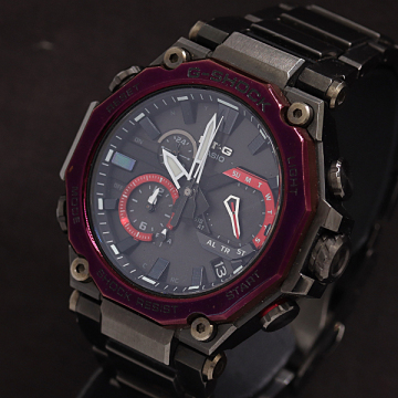 1円 稼働 良品 箱/保付 カシオ G-SHOCK MTG-B2000BD-1A4JF B0JSJD 電波ソーラー ブラック文字盤 メンズ腕時計 2258300 2OKT KMT