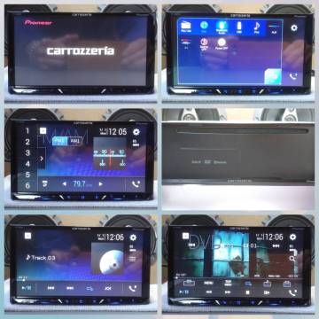 送料無料 ☆ 動作確認済 ☆ カロッツェリア FH-7400DVD ディスプレイオーディオ CD DVD USB bluetooth ☆ パイオニア carrozzeria