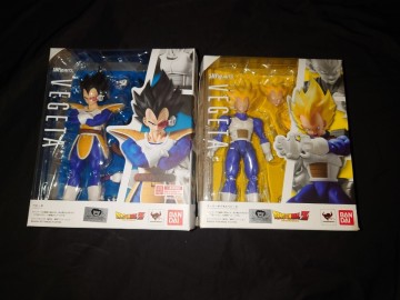 S H Figuarts ベジータ スーパーサイヤ人ベジータ 2体セット ドラゴンボールZ 開封品
