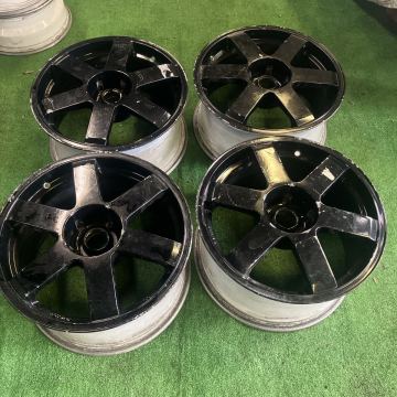 希少！！インパルRS スーパーキャスト　17インチ8j＋35 9j＋38 pcd114.3 5H 1円売り切り☆R32に☆