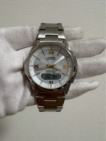 A0128 CASIO カシオ 腕時計 wave ceptor ウェーブセプター WVA-M630 ソーラー 稼動