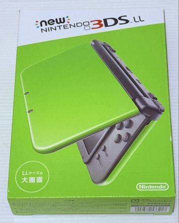 希少 New ニンテンドー3DS LL ライム ブラック 新品 未使用品 Nintendo RED-001 任天堂 匿名配送 1円スタート