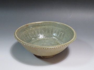 クメール　青磁鉢　東南アジア古陶磁　アンティーク　骨董品　C312