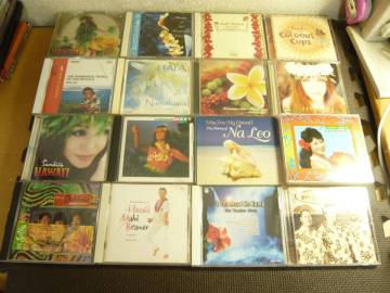 ユ）CD１６枚セット[ハワイアン音楽　まとめ売りいろいろ]中古