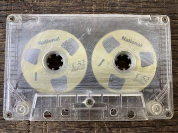 ナショナル　C-52　カセットテープ　ツメ有り　オープンリール　昭和　蔵出し　National