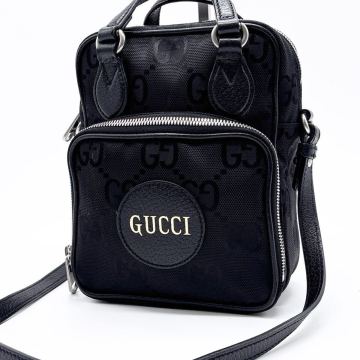 美品 GUCCI グッチ Gucci Off The Grid オブザグリッド ショルダーバッグ ポシェット 黒 2WAY ブラック 黒 メンズ 