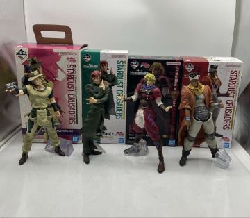 E【500円スタート】 一番くじ ジョジョの奇妙な冒険 フィギュア 開封済 B.B.D.E賞 計4体セット BANDAI ディオ ブランドー/ホル ホース含