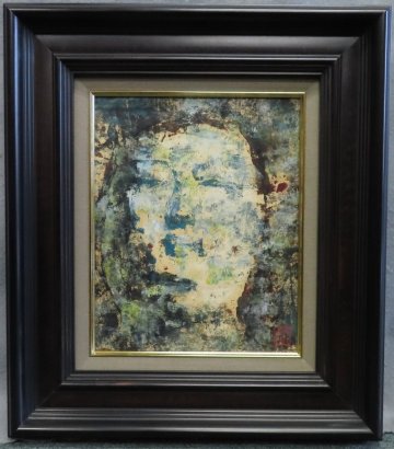 【こもれび】　中国絵画★　孔柏基　『遥か』　F3号　【仏画】