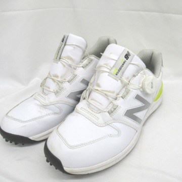 KR103091 ニューバランス ゴルフシューズ スパイクレスシューズ UGBS996W ＃26.5 ホワイト系 メンズ NEW BALANCE 中古