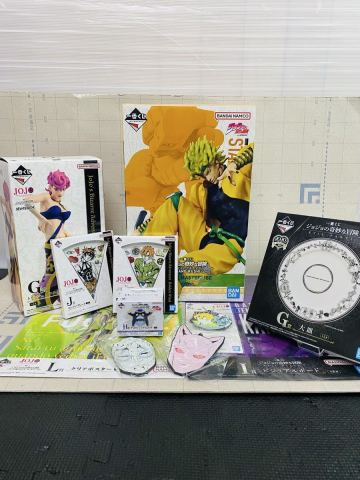 ◇【未開封品】 一番くじ ジョジョの奇妙な冒険 スターダストクルセイダー C賞 DIO JOJ G賞 トリッシュ J賞 ピッツァプレート 大皿 全11点