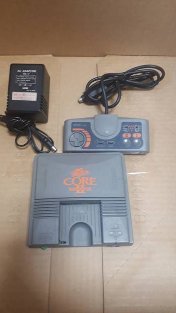 動作品 PC CORE GRAFX2 コアグラフィックス2 本体 コントローラー ACアダプター セット