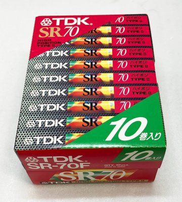 ☆未使用品☆【未開封】カセットテープセット SR-70F TDK