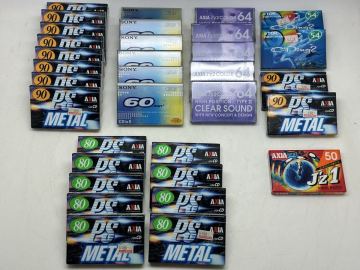 カセットテープ まとめて AXIA PS METAL J'z 1 J'z 2 COLOR SONY CDixⅡ TDK CDiwg2