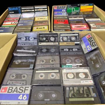 S-45◆1円〜◆800本以上 カセットテープまとめ レトロ SONY TDK BASF maxell他 METAL HIGH NORMAL CrO2 クローム 中古 ジャンク