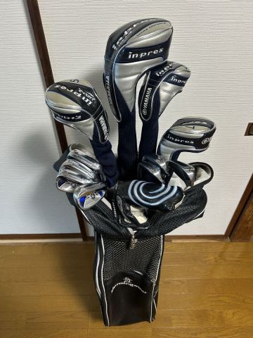 ゴルフクラブセット YAMAHA impresドライバー10.5,5,U6,7,TMX-417U,TMX-417F,TMX-417DアイアンA,S,P,AS,7,8,9パターオデッセイ O WORKS 