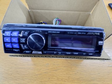 アルパイン　CDA-117Ji 1DIN CDプレーヤー　カーオーディオ　USED