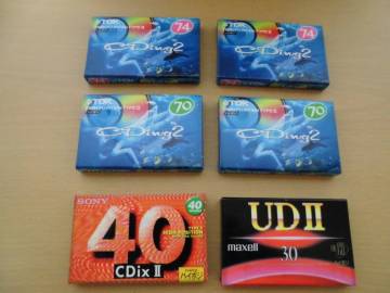 カセットテープ　ハイポジ　６本セット　【未開封・未使用】