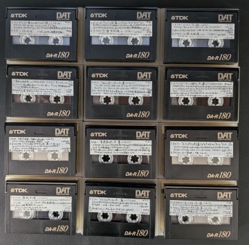 TDK DATテープ DA-R180 使用済 まとめて 12本 クラシック音楽など 現状品 ワンオーナー 2/16終了