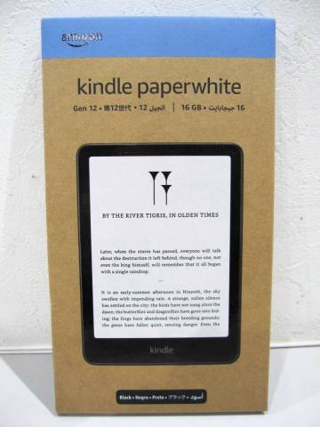 ★73464　【新品未開封品】Amazon Kindle paperwhite 第12世代 16GB