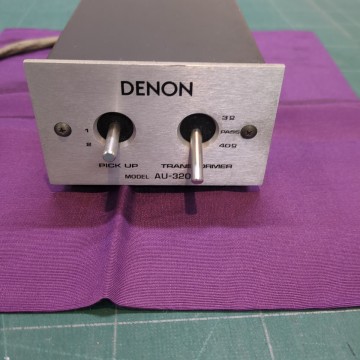 中古　DENON 昇圧トランス AU-320 3&Omega; / 40&Omega; の切替可能 デノン　デンオン