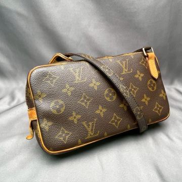 A836 ルイヴィトン モノグラム マルリーバンドリエール ショルダーバッグ 斜めがけバッグ M51828 シリアル SL0959 正規品