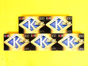 (KT-1) 未開封！ AXIA K METAL 100 メタルポジション カセットテープ 5巻 ＠送料600円(2)