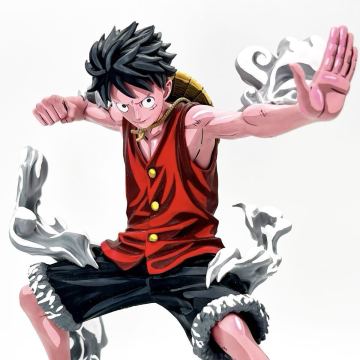 ONE PIECE ルフィ　二次元彩色アニメ塗り　リペイントフィギュア　ワンピース MAXIMATICPLUS MONKEY.D.LUFFY Ⅰ